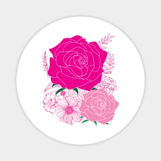 Flower fo rose Magnet